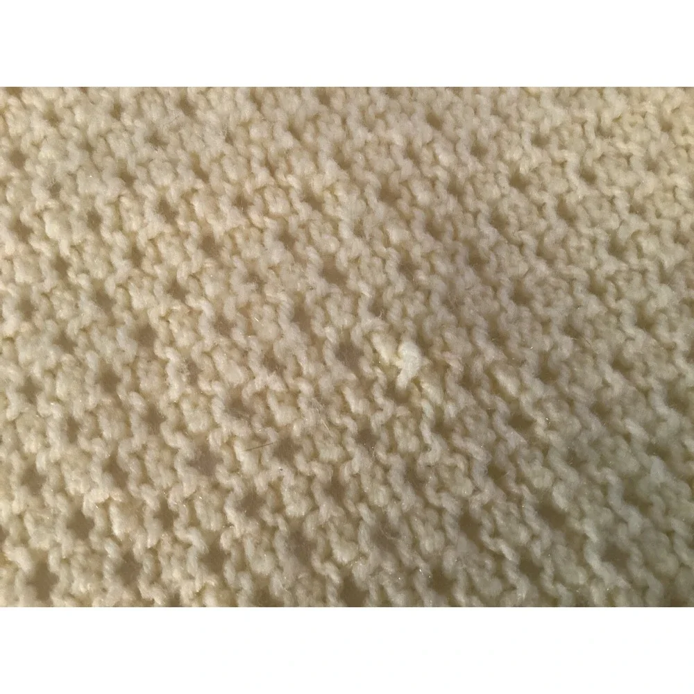 Handmade Crocheted Baby Blanket Yellow Infant‎ Crib 29x28 Gender Neutral
